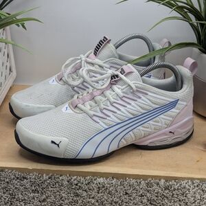 Puma Voltaic Evo White Blue Skies Women's Size 9 Running Shoes Casual Walking